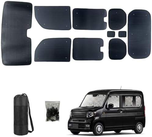 Vehicle camping window shade set